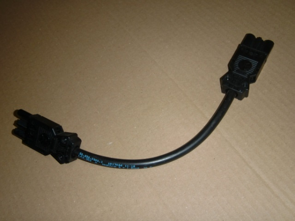 GST18I3K1BS 15E 03SW Verlängerungsleitung GSTi18i3 0,3m 3-polig schwarz